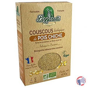 Rappel produit COUSCOUS DE PETIT EPEAUTRE BIO + COUSCOUS DE POIS CHICHES BIO LAZZARETTI