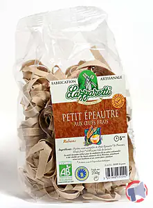 Rappel produit RUBAN PETIT ÉPEAUTRE IGP AUX OEUFS BIO 250GR LAZZARETTI