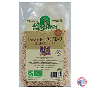Rappel produit LANGUE D'OISEAU 1/2 COMPLETE 500G BIO LAZZZARETTI