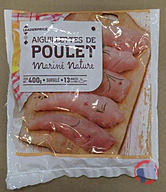 Rappel produit Aiguillette de poulet mariné nature surgelé LEADER PRICE (photo numéro 1)