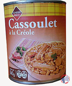 Rappel produit CASSOULET EN CONSERVE LEADER PRICE