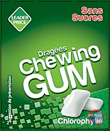 Rappel produit Dragées chewing gum sans sucres Leader Price (photo numéro 2)