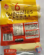 Rappel produit Quenelles nature aux œufs frais 240g LEADER PRICE LEADER PRICE (photo numéro 1)
