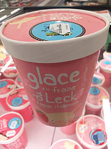 Rappel produit GLACES DU LECK - fraise Le Leck