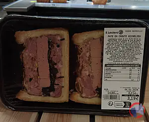 Rappel produit Charcuterie frais emballé par nos soins Leclerc Dainville