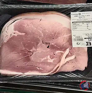 Rappel produit Charcuterie frais emballé par nos soins Leclerc Dainville