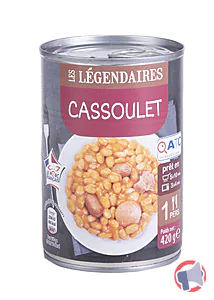Rappel produit CASSOULET 420G LES LEGENDAIRES