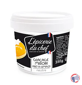 Rappel produit EDC8741-Glaçage miroir neutre prêt à l'emploi 350g L'EPICERIE DU CHEF