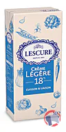Rappel produit LESCURE Crème liquide stérilisée UHT 18% Matières Grasses