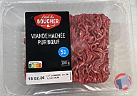 Rappel produit L'Etal du BOUCHER Viande hachée pur bœuf 5%MG