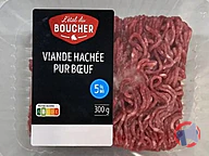 Rappel produit Viande hachée pur bœuf 5%MG L'Etal du BOUCHER (photo numéro 1)