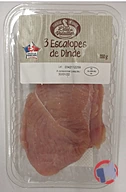 Rappel produit Escalopes de dindes x3 L'étal du volailler