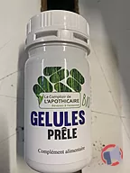 Rappel produit L'HERBIER DE GASCOGNE - LE COMPTOIR DE L'APOTHICAIRE l pot de 200 et 90 Gélules de Prêle Bio