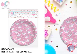 Rappel produit PACK ASSIETTES LICORNE LICORNE COLLECTION