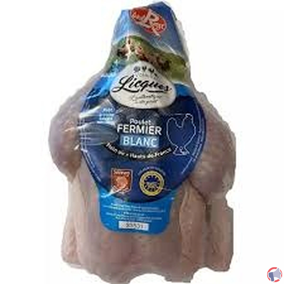 Rappel de produit : Poulet fermier de Licques en raison d'une erreur d'étiquetage