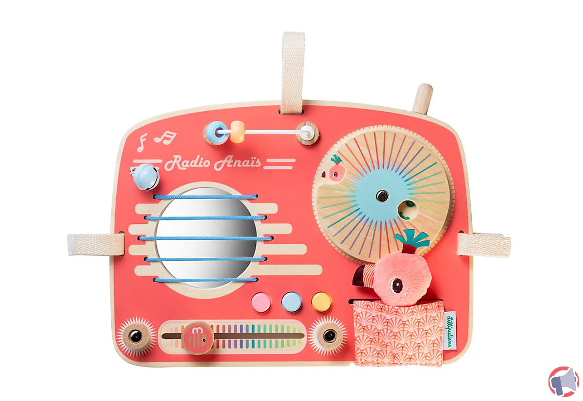 Rappel de produit : le panneau d'activités Radio Anais de Lilliputiens présente un risque pour les enfants
