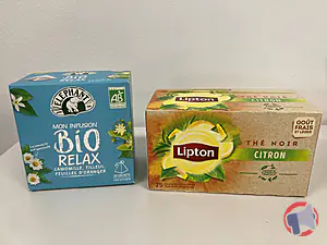 Rappel produit Thés et infusions de plantes LIPTON - Infusions de plantes ELEPHANT LIPTON et ELEPHANT