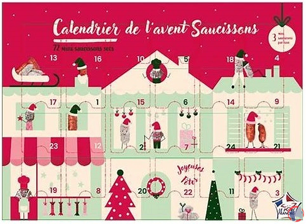 Rappel produit : calendrier de l'avent saucisson de plusieurs marques pour risque de listériose