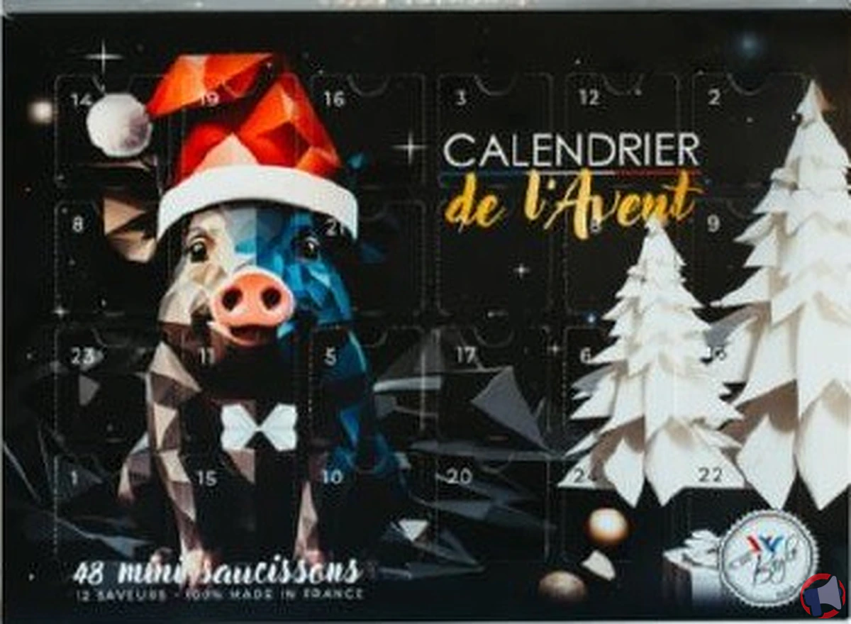 Rappel de produit : calendrier de l'avent saucisson potentiellement contaminé