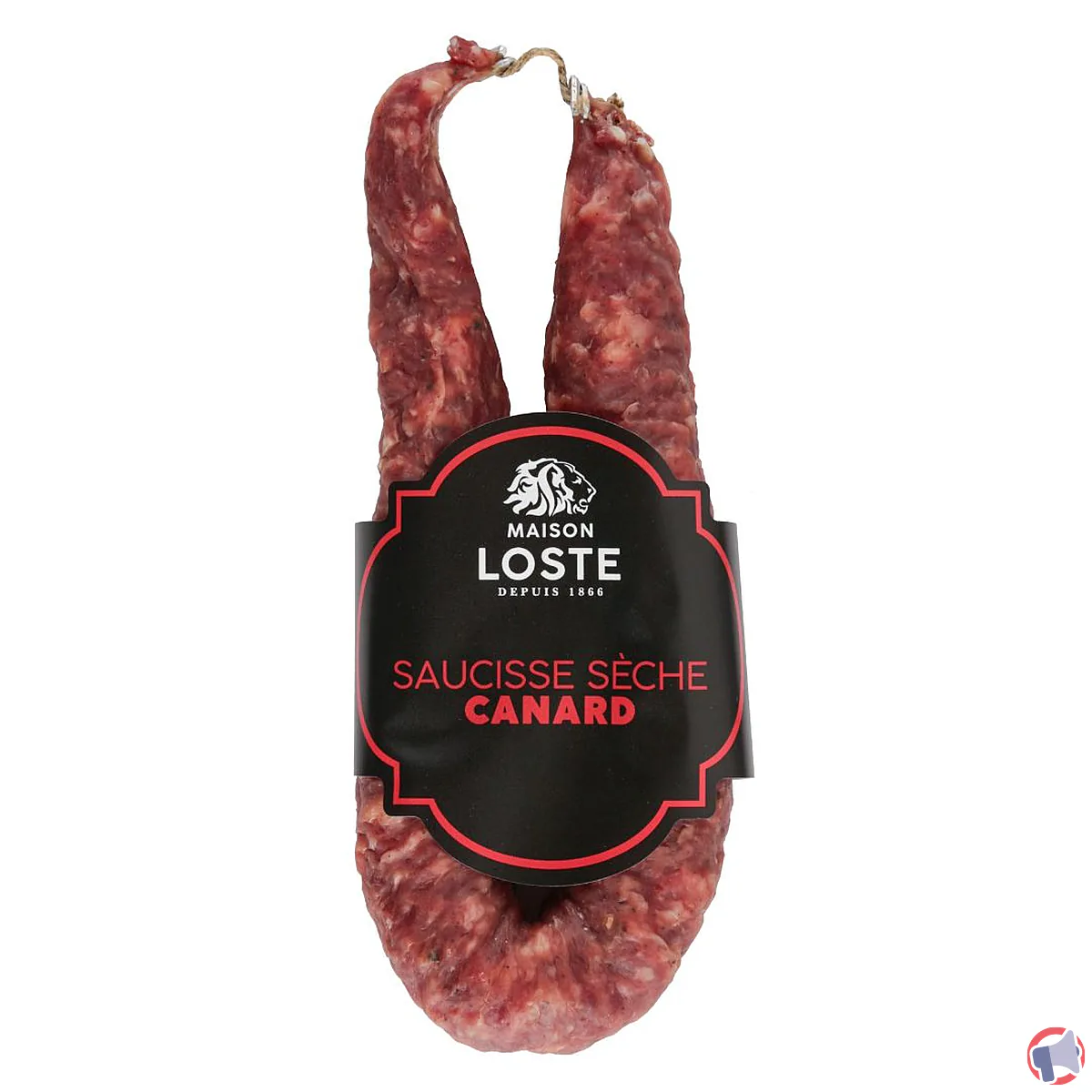 Rappel de saucisses sèches de canard de la marque Loste pour risque de salmonelle