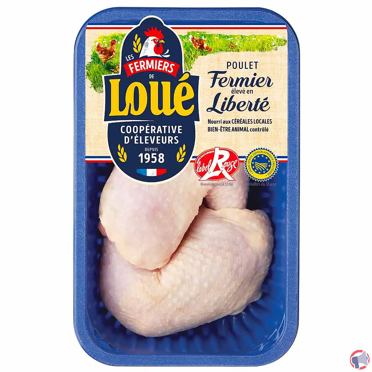 Rappel de produit : cuisses de poulet Loué contaminées à la listeria