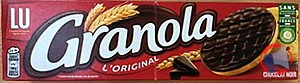 Rappel produit Granola Chocolat au lait par 2 ( 2X200 grs) ; Granola Chocolat Noir 195 grs LU - Granola