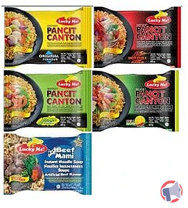 Rappel produit SOUPE NOUILLES PANCIT CANTON LUCKY ME 24 X 60 G LUCKY ME