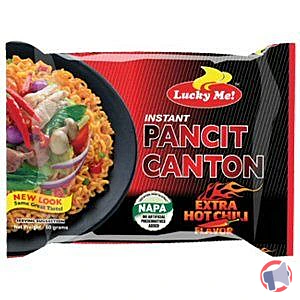 Rappel produit SOUPE NOUILLES PIMENT PANCIT CANTON 24 X 60 G - LUCKY ME LUCKY ME