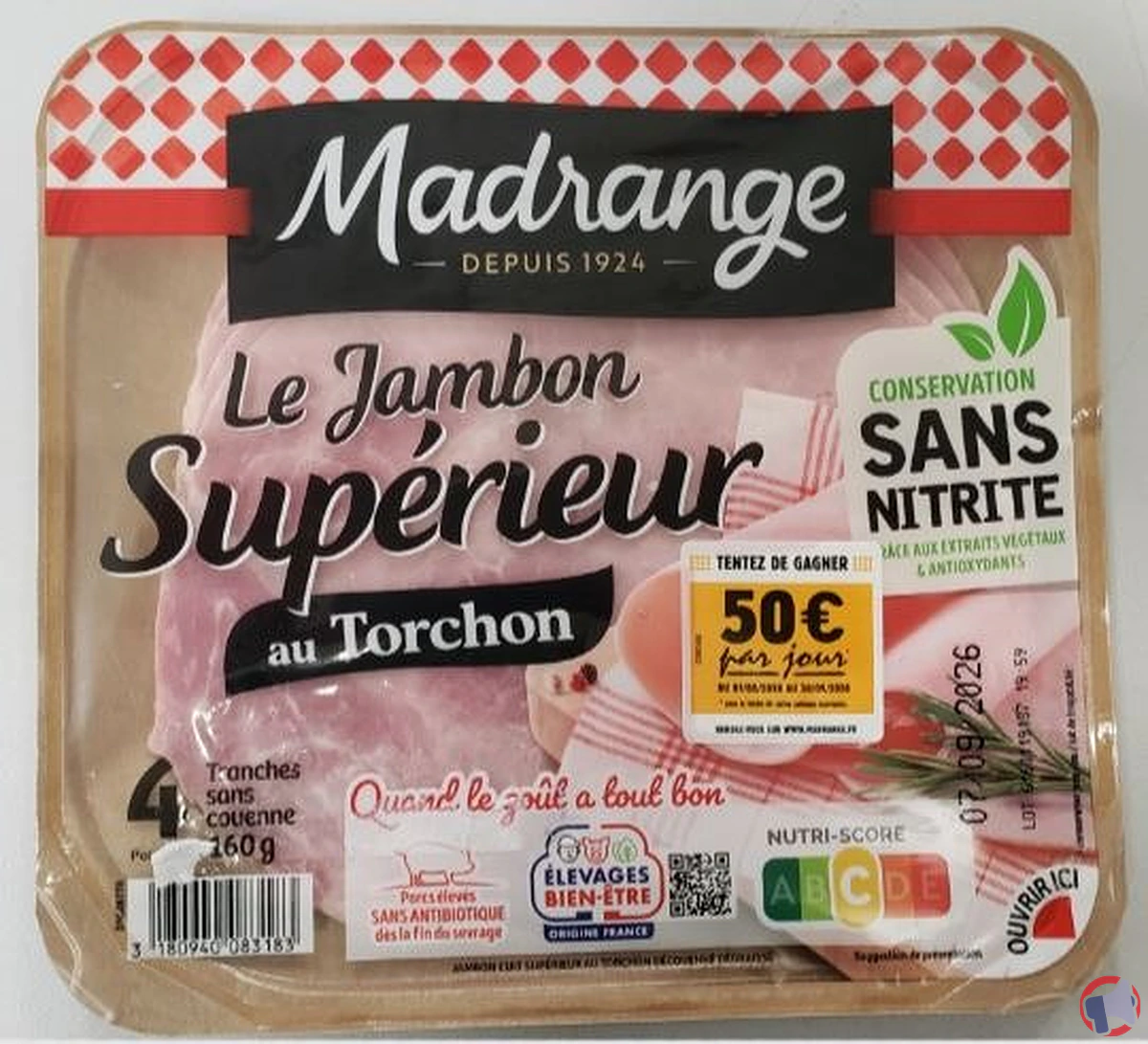 Rappel produit : madrange jambon supérieur torchon, ce qu’il faut savoir et comment agir
