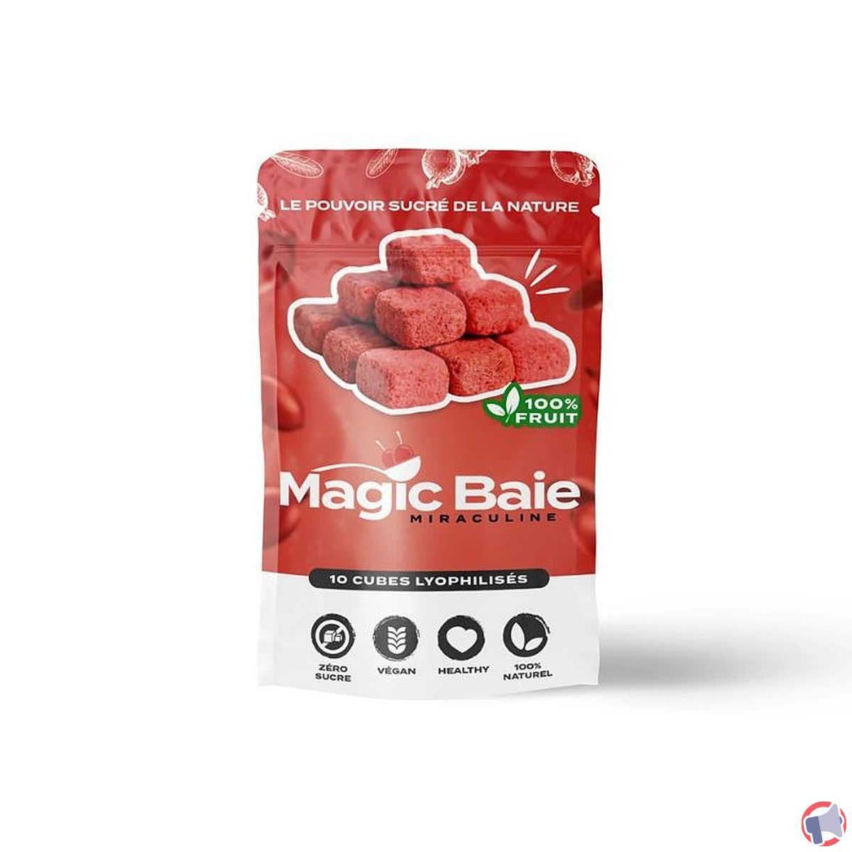 Rappel produit : 10 cubes de miraculine de la marque Magic baie
