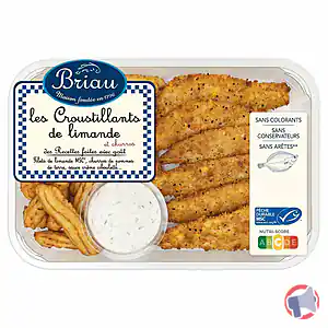 Rappel produit Croustillant limande et churros de pommes de terre 560g Maison Briau
