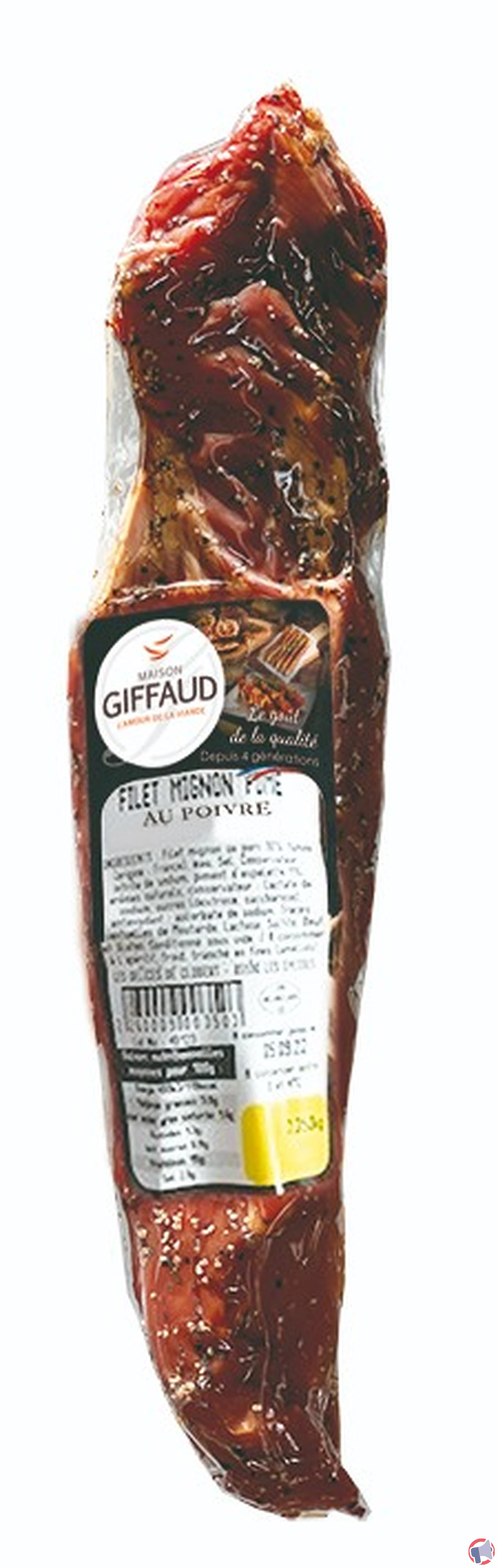 Rappel de produit : filets mignons fumés au poivre de Maison Giffaud