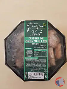 Rappel produit Cuisses de grenouilles congelées Maison Grandjean
