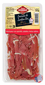 Rappel produit EMINCES DE JAMBON SEC 300 GR MAISON MILHAU