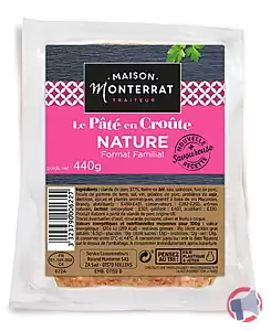 Rappel produit Pâté en croûte en tranches Maison Monterrat