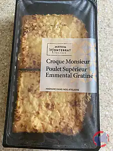 Rappel produit Croque-monsieur Poulet Supérieur Emmental Gratiné Maison Monterrat Traiteur