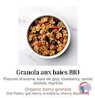 Rappel produit Maison Naja Granola aux baies bio