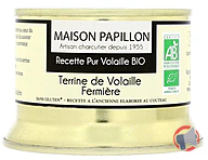 Rappel produit Terrine BIO de Volaille Fermière MAISON PAPILLON