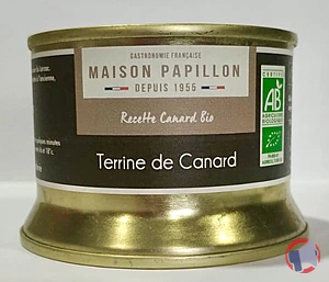 Rappel produit Terrine de Canard BIO Maison PAPILLON