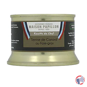 Rappel produit Terrine de Canard au Foie-gras Maison PAPILLON