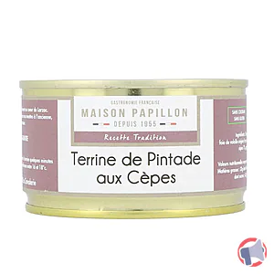 Rappel produit Terrine de Pintade aux Cèpes Maison PAPILLON