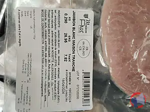 Rappel produit Jambon blanc Maison paré
