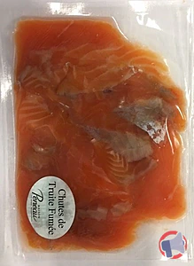 Rappel produit Chutes de truite fumée 150g Maison Peneau