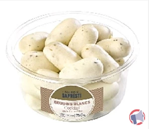Rappel produit Boudins blancs cocktail aux morilles Maison Sapresti