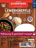 Rappel produit LEWERKNEPFLE - mini quenelles de foie MAISON SCHNEIDER (photo numéro 1)