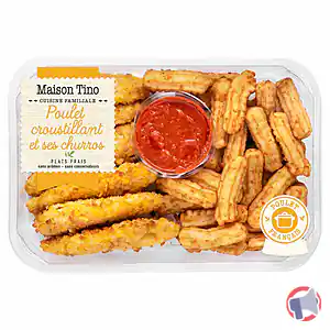 Rappel produit POULET CROUSTILLANT ET SES CHURROS 600G MAISON TINO MAISON TINO