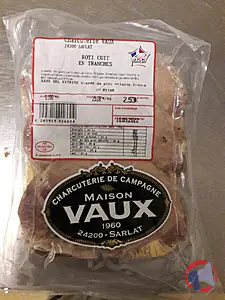 Rappel produit ROTI DE PORC CUIT MAISON VAUX CHARCUTERIE DE CAMPAGNE