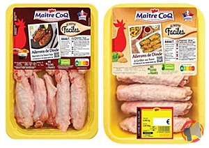 Rappel produit AILERONS DE DINDE MAITRE COQ