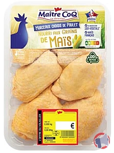 Rappel produit HAUTS DE CUISSE DE POULET MAITRE COQ