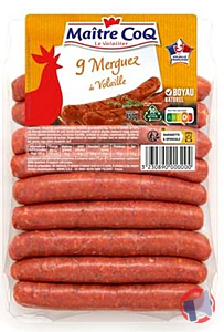 Rappel produit MERGUEZ DE VOLAILLE MAITRE COQ
